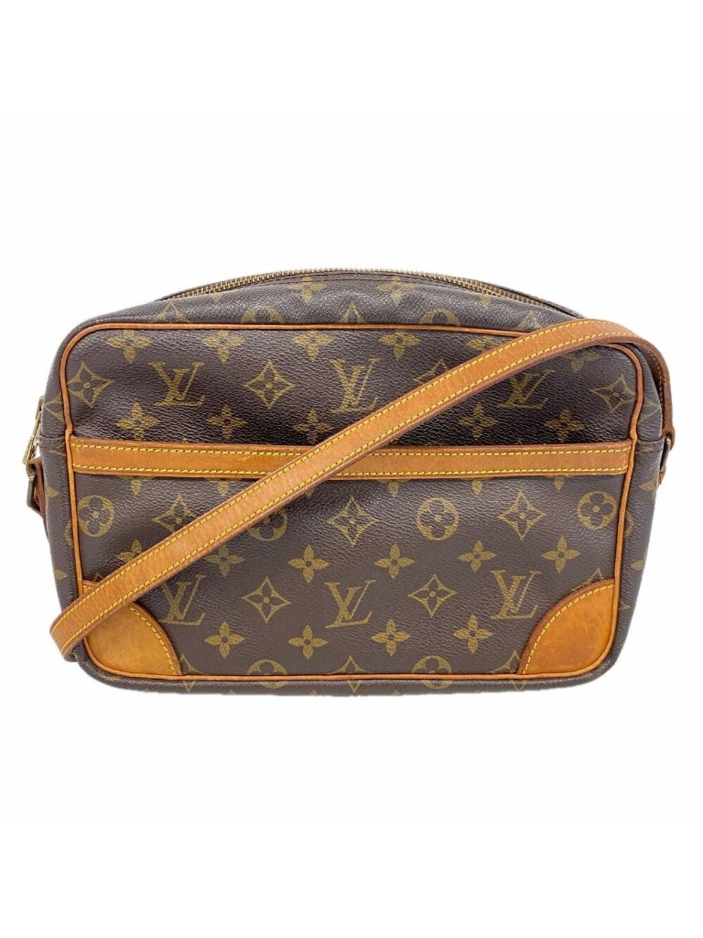 Louis Vuitton Shoulder Bag Monogram Trocadero 27 Brown